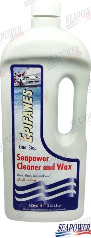 SEAPOWER CLEANER & WAX 1 LT | BBS Marine