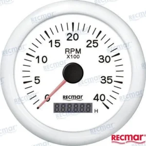 COMPTE TOURS 0/4000 RPM BLANC – RECKY07306