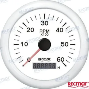 COMPTE TOURS 0/6000 RPM BLANC – RECKY07307