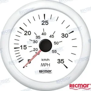 SPEEDOMETER 0/35 MPH BLANC – RECKY18304