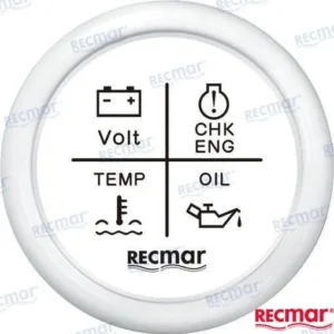 JAUGE MULTIFONCTIONS BLANC 12/24V – RECKY79303