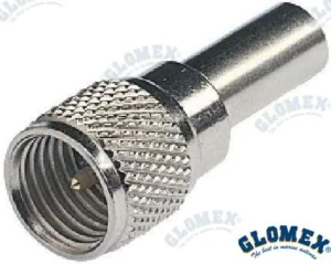 CONNECTEUR MINI UHF MALE POUR RG58 – GLORA157