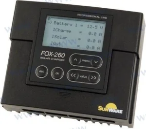 CONTROLEUR CHARGE FOX260 20A LCD 12/24V – SUN13800260