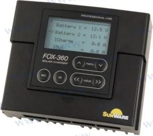 CONTROLEUR CHARGE FOX-360 20A LCD 12/24V – SUN13800360
