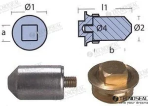 ANODE ECHANGEUR VOLVO AVEC BOUCHON – TEN00716T