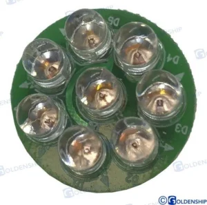 AMPOULE 8 LEDS ROUGE 12V – GS10262