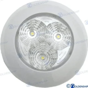 PLAFONNIER INT LED 3W 12V-28V BLANC – GS10438