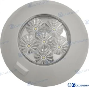 PLAFONNIER INT LED 6W 12V-28V BLANC – GS10439