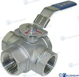 VANNE 3VOIES INOX 1/2 – GS30030