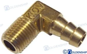RACCORD CANNELÉ 90º NPT 1/4X3/8 (2) – GS31065