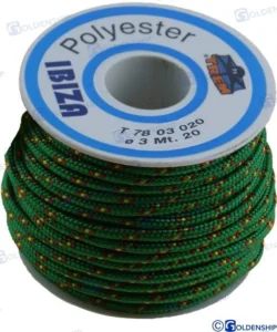 TRESSE POLYESTER VERT 2,5 MM – GS60154