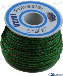 TRESSE POLYESTER VERT 3 MM – GS60155