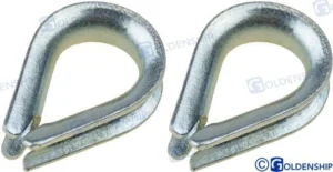 COSSE A ŒIL GALVA 6MM (2) – GS71270