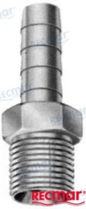 RACCORD CANNELÉ LAITON 1/4 NPTX1/4″ – REC22-00842