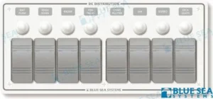 TABLEAU HORIZONTAL BLANC 8 INTERRUPTEURS – BS8271