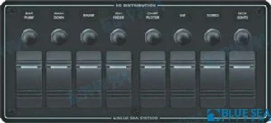 TABLEAU HORIZONTAL NOIR 8 INTERRUPTEURS – BS8371