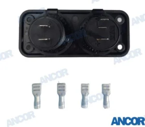 BASE 12V DUAL USB AND SOCKET – AM12VCOMBO