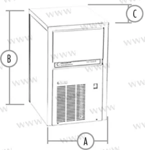 ICE MAKER FRIGOMAR 301F-A 60KG – FRI301F-A