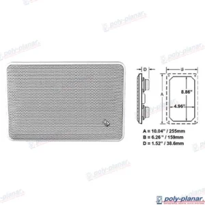 PLATINUM SPEAKERS 255MM X 159MM – PPMA5500W