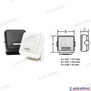 4″ WHITE REMOTE WHF SPEAKER – PPMB41W