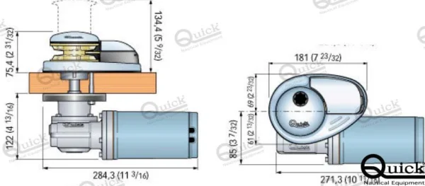 GUINDEAU VERTICAL 500W 12V 6 MM S/C – QUDP1512