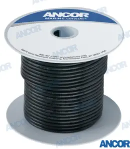 CABLE ELECTRIQUE (0,8MM²) NOIR 152 m – AM100050