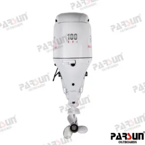 MOTEUR PARSUN 4T 100HP X (25&Prime;) BLANC CR – FL100FEX-T-EFI-W
