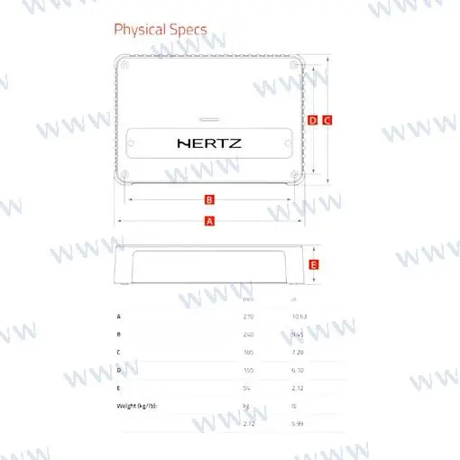 HERTZ VENEZIA V1 D CLASS MONO AMPLI 1x12 – HER78250020 – Image 4
