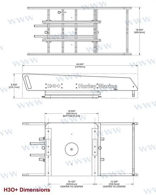 SYSTÈME DE DAVIT H3O++ – HMH3O1115PLUS – Image 7