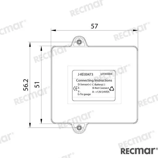 CONVERTISSEUR DE RÉSISTANCE 0-190/240-33 – RECY00473 – Image 4